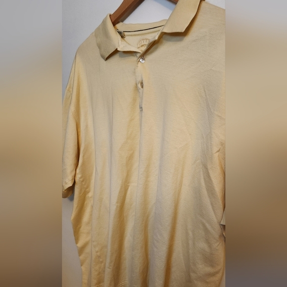 Cutter & Buck Men's Cream Polo Shirt - Picture 5 of 6